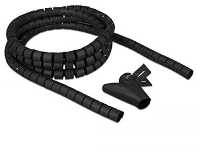 Delock 18836 Ribbelbuis Polyethyleen Zwart (Ø x l) 20 mm x 2.5 m 1 stuk(s) Delock 18836 Ribbelbuis Polyethyleen Zwart (Ø x l) 20 mm x 2.5 m 1 stuk(s)