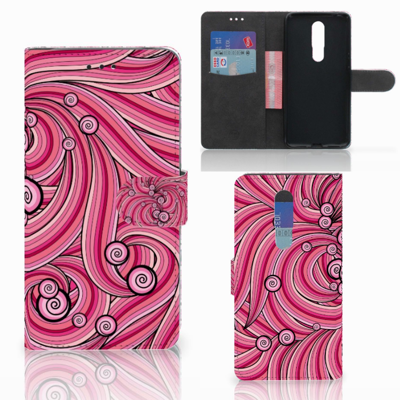 Nokia 3.1 Plus Hoesje Swirl Pink Nokia 3.1 Plus Hoesje Swirl Pink