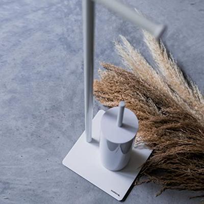 Sealskin Toiletbutler Tube met Toiletrolhouder en Toiletborstel met Houder Vrijstaand Wit Sealskin Toiletbutler Tube met Toiletrolhouder en Toiletborstel met Houder Vrijstaand Wit