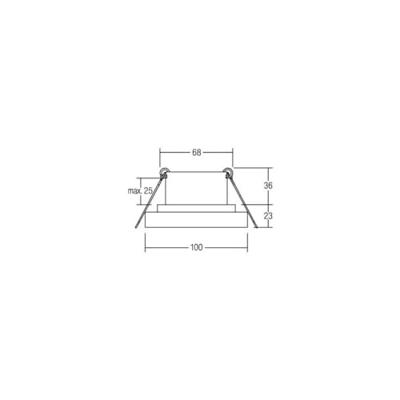 Brumberg 12226173 12226173 LED-inbouwlamp LED 11 W Wit