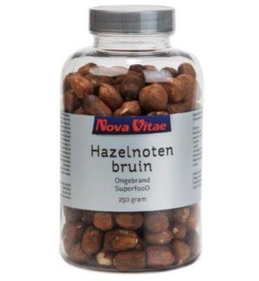 Nova Vitae Hazelnoten bruin ongebrand raw 250 Gram