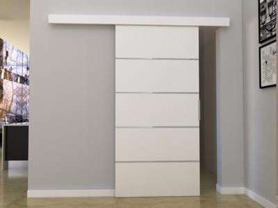 Schuifdeur CLOVIS 86 cm wit