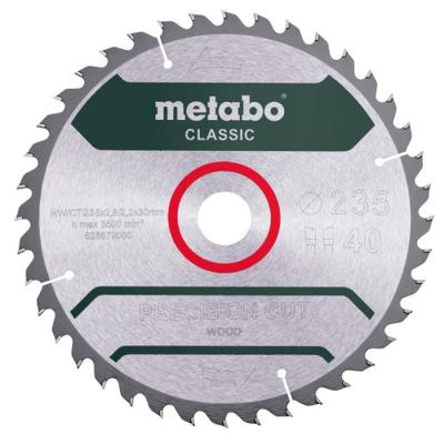 Metabo 628679000 Cirkelzaagblad 235 x 30 x 2 mm Aantal tanden: 40 1 stuk(s)
