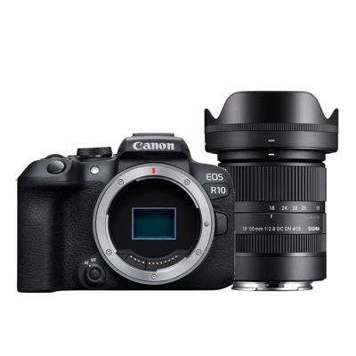 Canon EOS R10 + Sigma 18-50mm F/2.8 DC DN Canon RF Mount