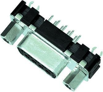 HARTING 09661516513 D-sub female connector 180 ° Aantal polen: 9 Solderen 1 stuk(s)