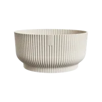 Elho Vibes fold schaal 25 linnen wit - thumbnail