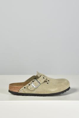Birkenstock loafers Boston Rivets Suede 1030418 taupe