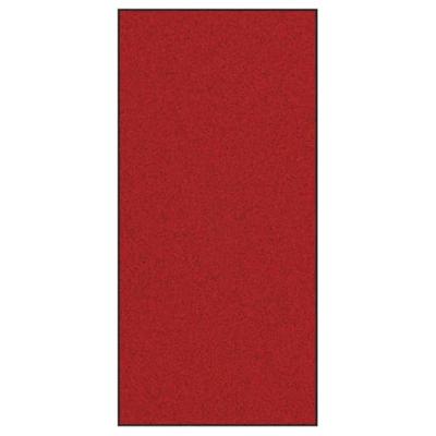 Deurmat Rood en Zwart 120 x 250 cm Polypropyleen en vinyl