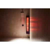 Sunshower Combi opbouw hoek met infrarood en UV-licht black - thumbnail