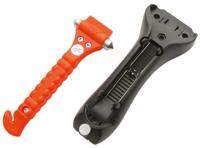 LifeHammer LHCG0001 10661 SAFETY HAMMER CLASSIC GLOW-O Noodhamer Incl. houder, Riemsnijder, Glasbreker (l x b x h) 193 x 74 x 37 mm - thumbnail