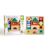 Classic World Houten Zintuigblokken - thumbnail