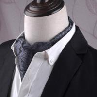 Gentleman's stijl polyester Jacquard mannen trendy sjaal Fashion jurk pak shirt Britse stijl sjaal (L233) - thumbnail