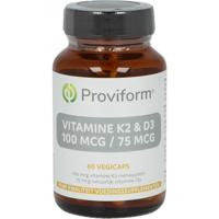 Proviform Vitamine K2 100 mcg & D3 75 mcg Capsules - thumbnail