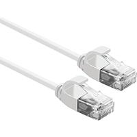 ROLINE UTP Data Center Patchkabel Cat.6A (Class EA), LSOH, extra dun, wit, 2 m - thumbnail