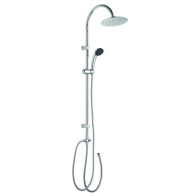 Douchekolom Go By Van Marcke Biwa Rond Ø20 cm Met Handdoucheset Verstelbaar Go by Van Marcke