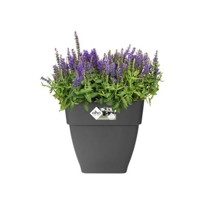 Elho pot vibia campana vierkant 30cm - antraciet