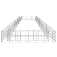 Gabion plantenbak verhoogd 500x100x20 cm gegalvaniseerd staal - thumbnail