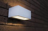 ECO-Light Gemini 1891S WH LED-buitenlamp (wand) LED LED vast ingebouwd 9 W Wit - thumbnail