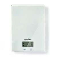 Nedis kasc610wt keukenweegschaal digitaal glas / kunststof wit - thumbnail