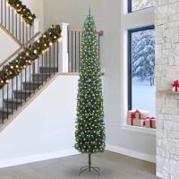 VidaXL Kunstkerstboom groen 300 cm pvc en staal en kunststof - thumbnail