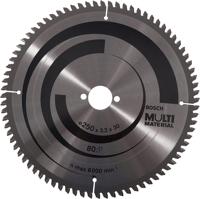 Bosch Accessoires Cirkelzaagblad Multi Material 250 x 30 x 3,2 mm, 80 1st - 2608640516 - thumbnail