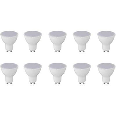 Energiezuinige LED Spot GU10 Fitting 10-Pack - Warm Wit Licht 3000K
