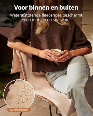 Duux Mellow Long Chair Pad (40 x 110) Elektrische deken Beige