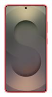 Samsung Silicone Silicon Case Samsung Galaxy S25 Ultra Rood Stootbestendig - thumbnail