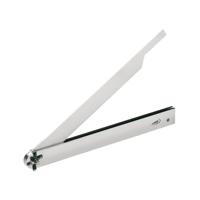 HELIOS PREISSER Metallschmiege 400x20x8mm 3-tlg. mit Flügelmutter 0396435 Stelhoek 400 mm - thumbnail