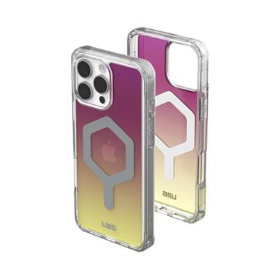 Urban Armor Gear Plyo Backcover Apple iPhone 16 Pro Max Bont, Transparant Inductieve lading, MagSafe compatible, Stootbestendig Urban Armor Gear Plyo Backcover Apple iPhone 16 Pro Max Bont, Transparant Inductieve lading, MagSafe compatible, Stootbestendig