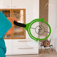 Gardigo Fly Swatter 90° Bzzz 25164 Vliegenmepper Stroomgaas (l x b x h) 445 x 228 x 28 mm Zwart, Groen 1 stuk(s) - thumbnail