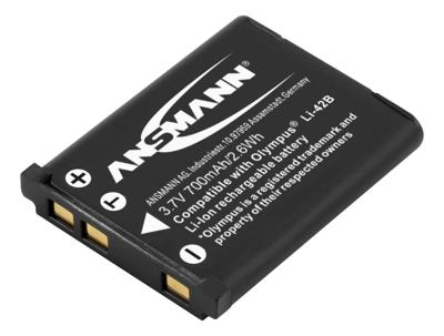 Ansmann LI-42B Camera-accu Vervangt originele accu LI-42B 3.7 V 700 mAh