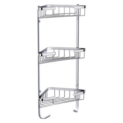 Doucherek Best Design Rome Hoekmodel 3-schaps Chroom Doucherek Best Design Rome Hoekmodel 3-schaps Chroom