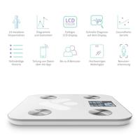 truelife FitScale W6 BT Personenweegschaal Digitaal Weegbereik (max.): 180 kg Wit, Grijs Met Bluetooth - thumbnail