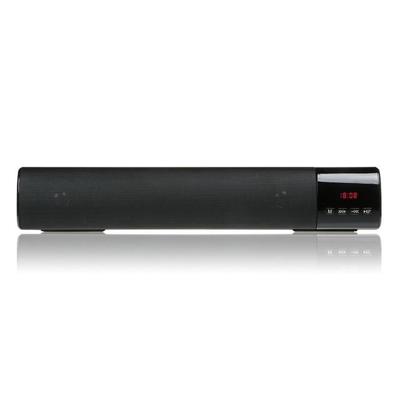 TOPROAD High Power 10W HIFI draagbare draadloze Bluetooth speaker stereo geluidsbalk TF FM USB subwoofer kolom voor computer TV telefoon (zwart)
