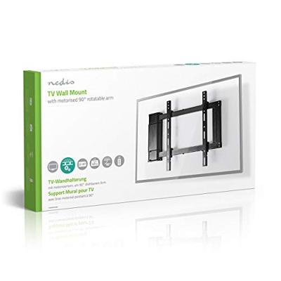 Gemotoriseerde TV-Muurbeugel | 32-60 " | Maximaal schermgewicht: 40 kg | Draaibaar | Minimale muurafstand: 47 mm | Maximale muurafstand: 990 mm | Afstandbestuurbaar | Staal | Zwart - thumbnail