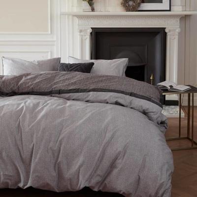 Rivièra Maison Rivièra Maison Walton dekbedovertrek - 1-persoons (140x200/220 cm + 1 sloop) - Katoen - Brown