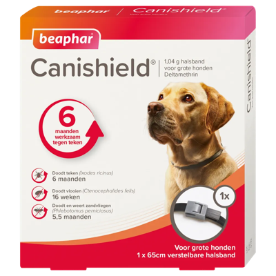 Beaphar Canishield Halsband Hond Groot 2 stuks Beaphar Canishield Halsband Hond Groot 2 stuks