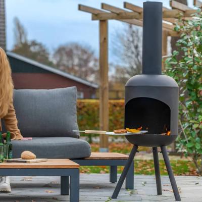 Fuego Vuurhaard Groot Zwart Stevig staal - Industrieel - Terrasverwarming - Sfeerhaard