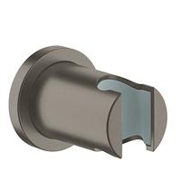 Grohe Rainshower wandhouder rond Hard Graphite Geborsteld - thumbnail