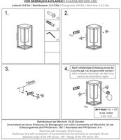 Deko Light Samas Solar 731122 Wandlamp op zonne-energie LED 2.2 W Donkergrijs - thumbnail