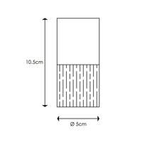Light depot - combi fitting rond E27 - wit / hout - Outlet - thumbnail