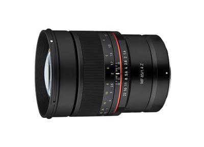 Samyang 22795 MF 85 mm F1,4 Z voor Nikon Z – full-frame portretlens voor Z-bevestiging, geschikt voor Nikon Z, handmatige focus, voor Nikon Z 6II, Nikon Z 7II, Nikon Z 5, Nikon Z 50, Nikon Z 6, Nikon