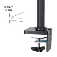 Ergotron NX Monitor-tafelbeugel Zwart (mat) 86,4 cm (34) Roteerbaar, In hoogte verstelbaar, Zwenkbaar, Kantelbaar - thumbnail