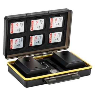Patona JJC BC-3SD6 multifunctionele batterij case met ruimte voor 6 SD-kaarten en cardreader