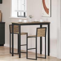 Eettafels Bewerkt hout - thumbnail