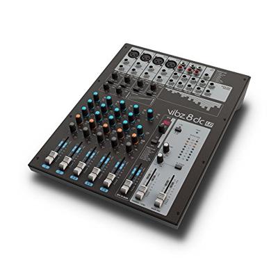 LD Systems VIBZ 8DC 8-kanaals PA-mixer met effecten en compressor - thumbnail