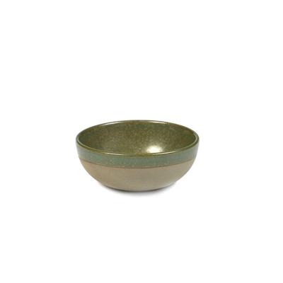 SERAX - Surface - Schaal M 11cm h4 Grey/Camogreen SERAX - Surface - Schaal M 11cm h4 Grey/Camogreen