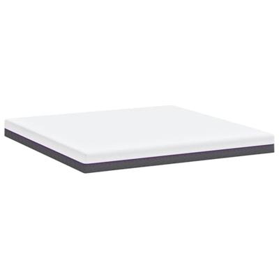 Matrassen Wit, Grijs 200 x 200 cm 100% polyester jacquard stof