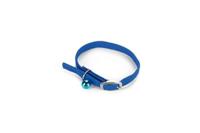 Nylon kattenbandje met bel - Blauw - thumbnail